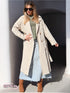 DAMEN JACKE REGENMANTEL | KLASSISCH ELEGANT MIT GÜRTEL